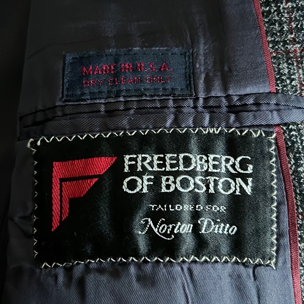 Freedberg of Boston Vintage Wool Tweed Suite. Preloved - Picture 7 of 10